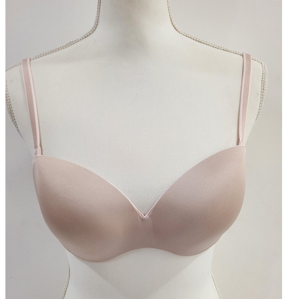 Chantelle C Magnifique Seamless Unlined Bra Nude Beige 36C 11160-097